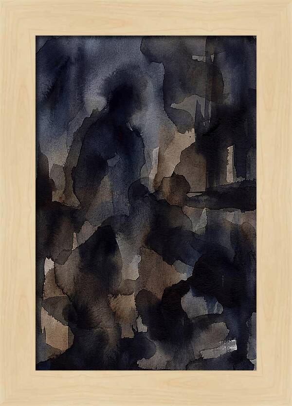 Abstract Shadows In Watercolor