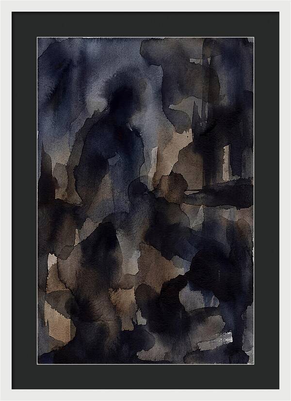 Abstract Shadows In Watercolor
