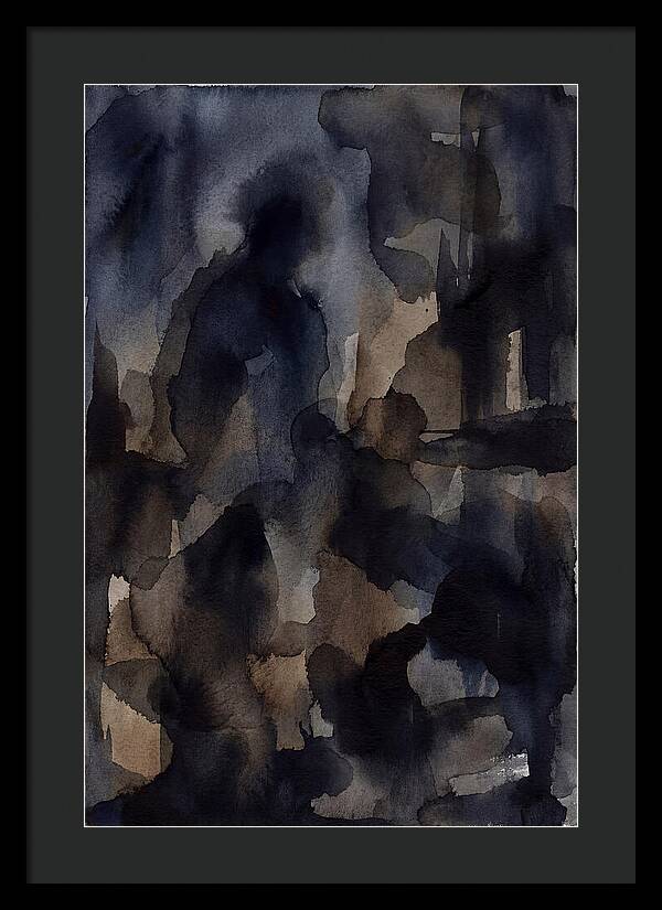 Abstract Shadows In Watercolor