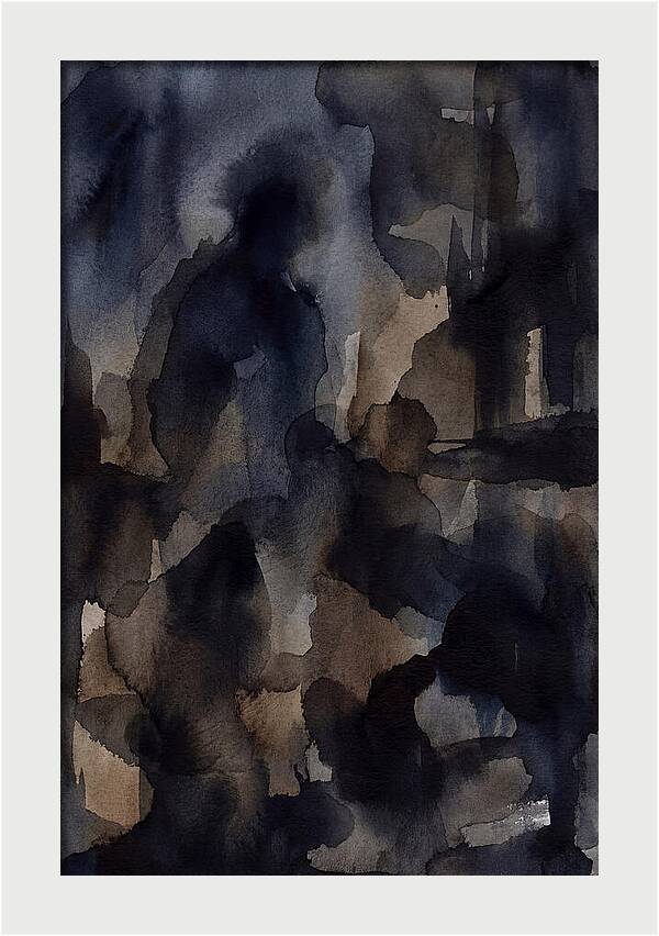 Abstract Shadows In Watercolor