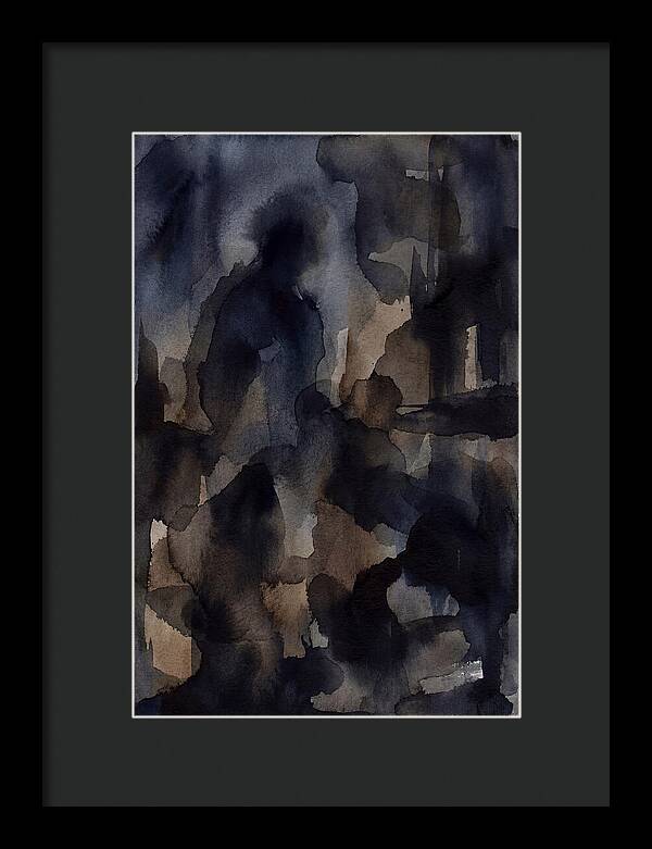 Abstract Shadows In Watercolor