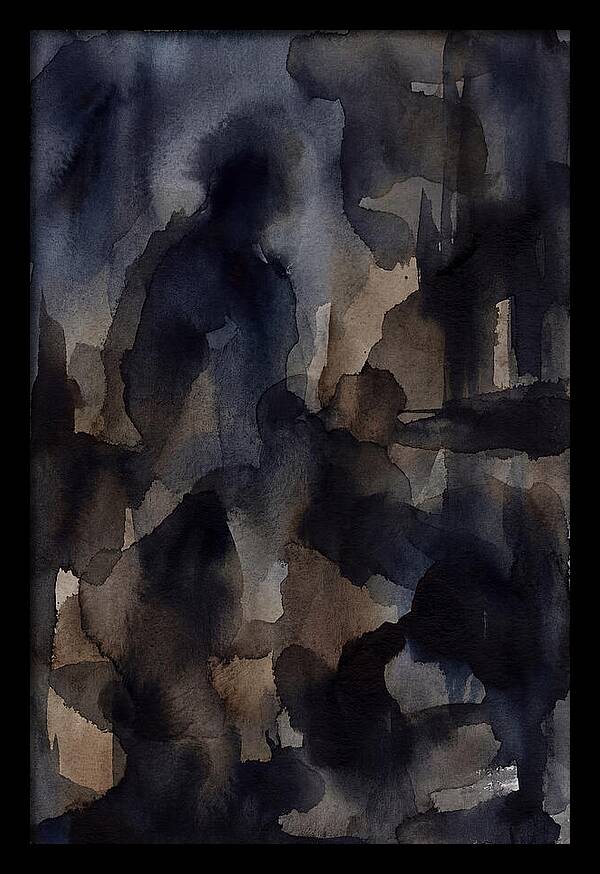 Abstract Shadows In Watercolor