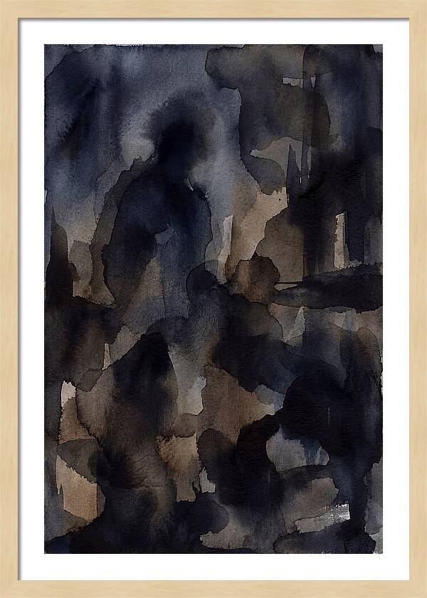 Abstract Shadows In Watercolor
