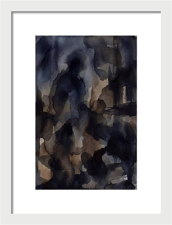 Abstract Shadows In Watercolor