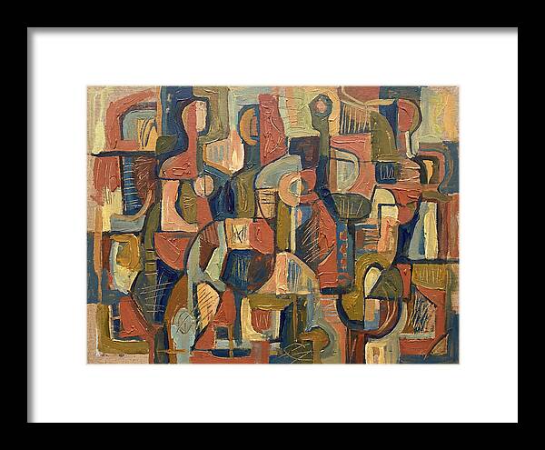 Abstract Shapes In Mediterranean Tones