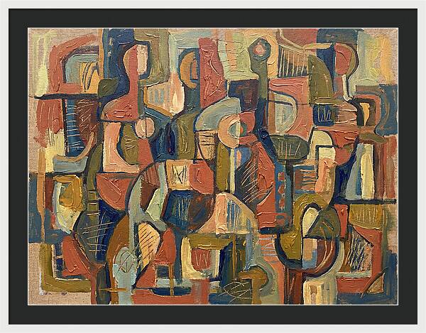 Abstract Shapes In Mediterranean Tones