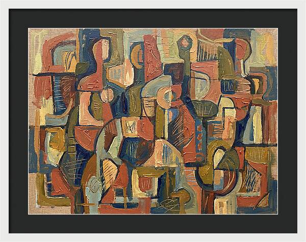 Abstract Shapes In Mediterranean Tones
