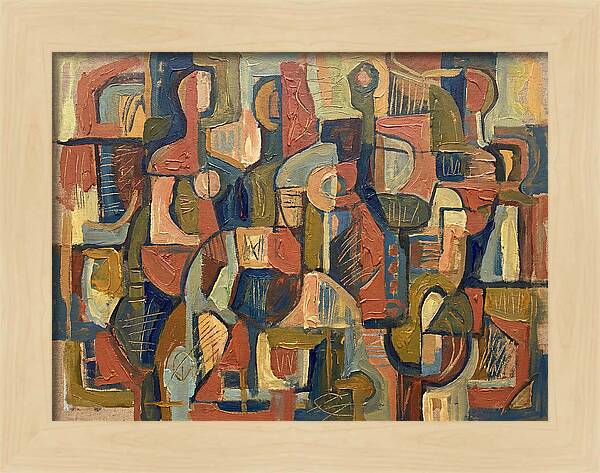 Abstract Shapes In Mediterranean Tones