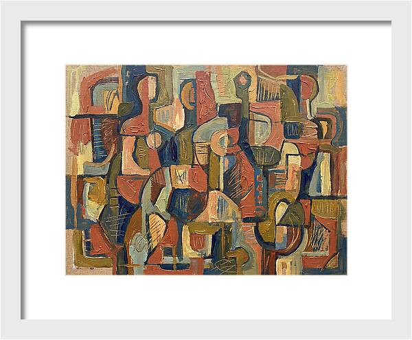 Abstract Shapes In Mediterranean Tones
