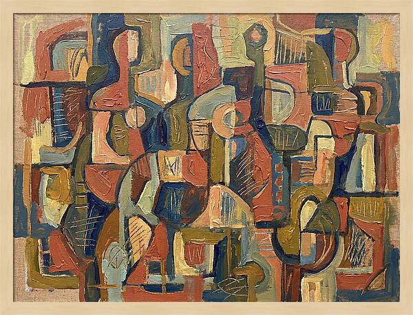 Abstract Shapes In Mediterranean Tones