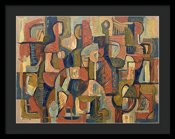Abstract Shapes In Mediterranean Tones