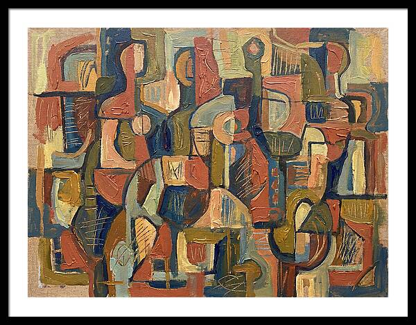 Abstract Shapes In Mediterranean Tones