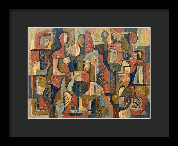 Abstract Shapes In Mediterranean Tones