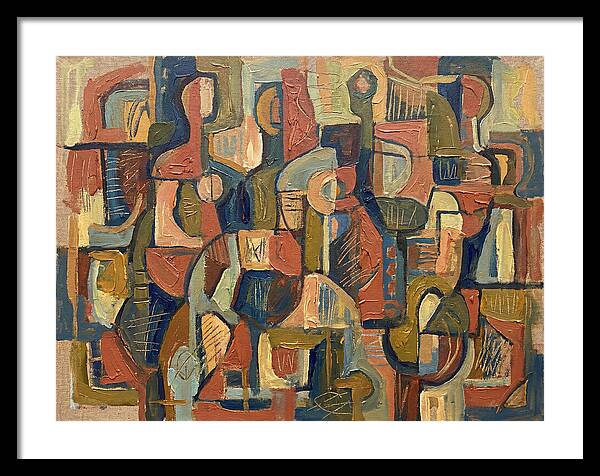 Abstract Shapes In Mediterranean Tones