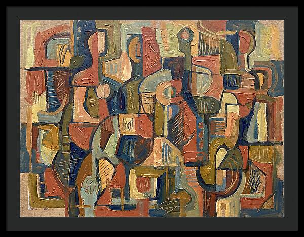 Abstract Shapes In Mediterranean Tones