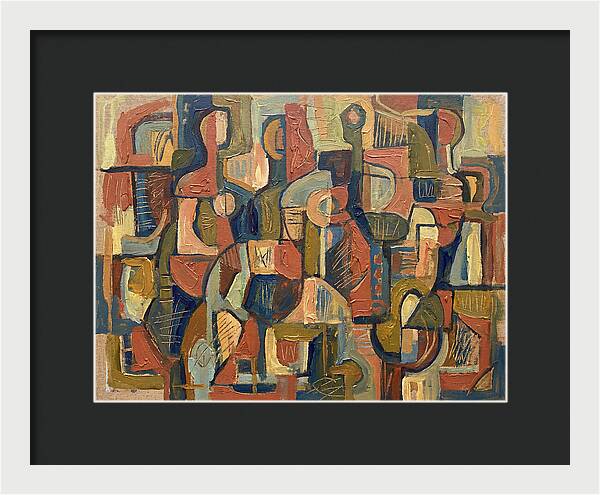 Abstract Shapes In Mediterranean Tones