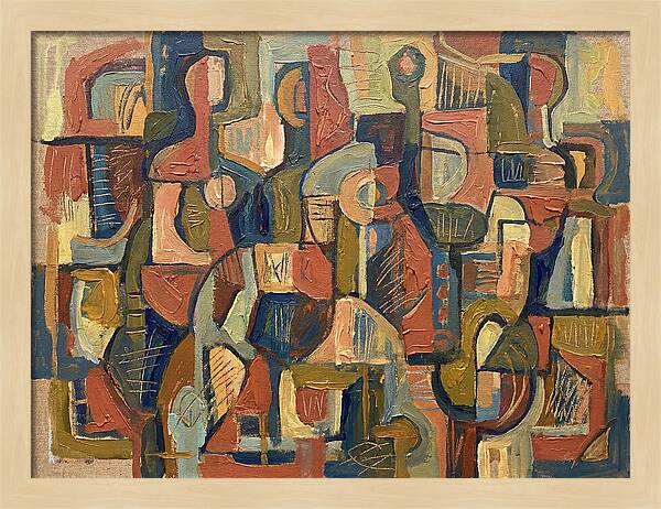 Abstract Shapes In Mediterranean Tones