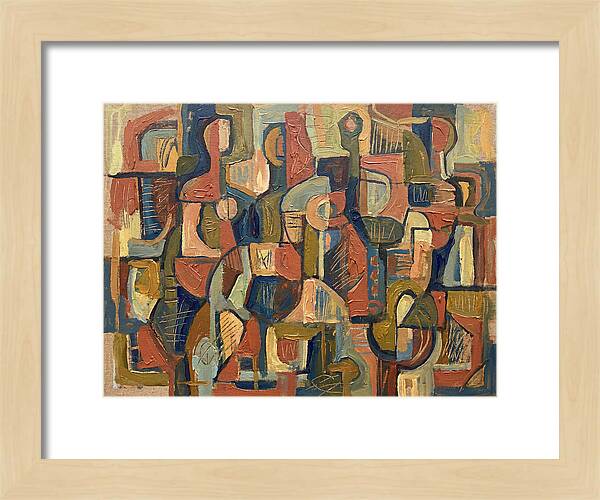 Abstract Shapes In Mediterranean Tones
