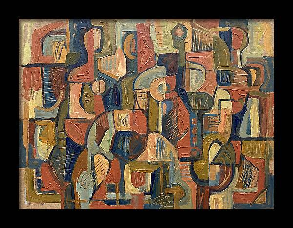 Abstract Shapes In Mediterranean Tones
