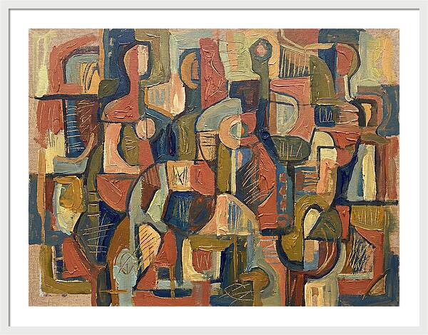 Abstract Shapes In Mediterranean Tones