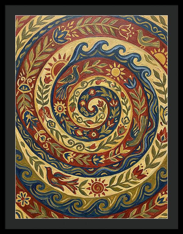 Abstract Spiral Folk