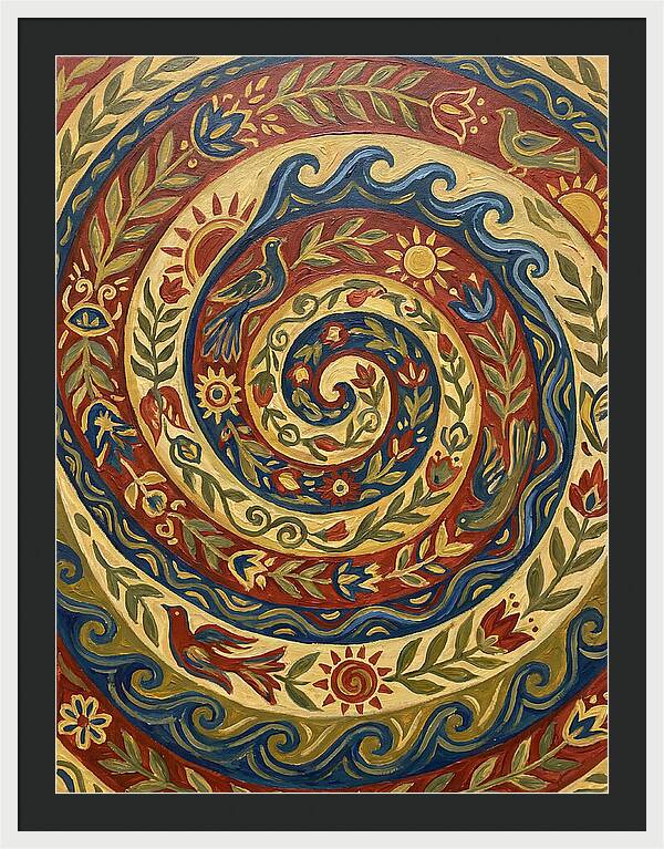 Abstract Spiral Folk