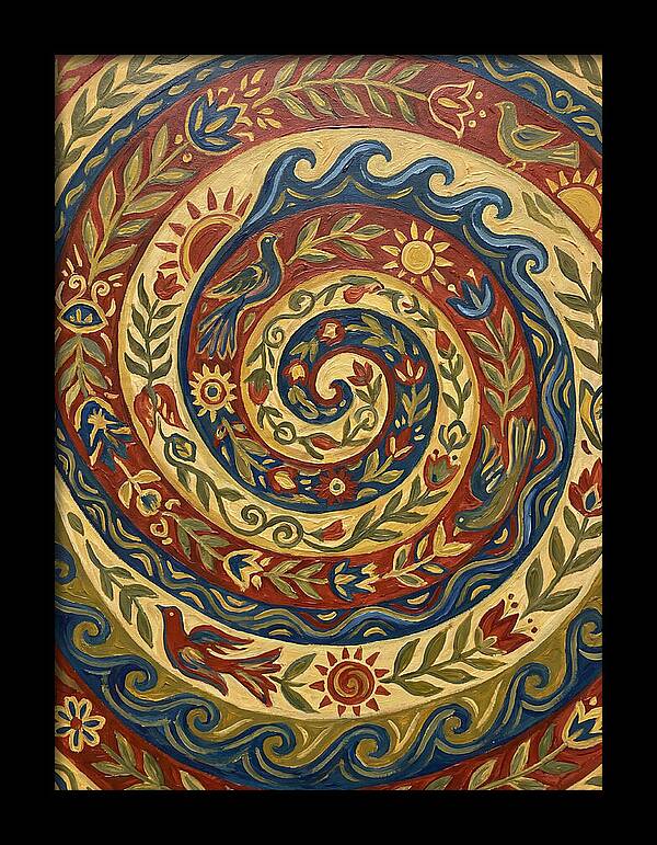 Abstract Spiral Folk