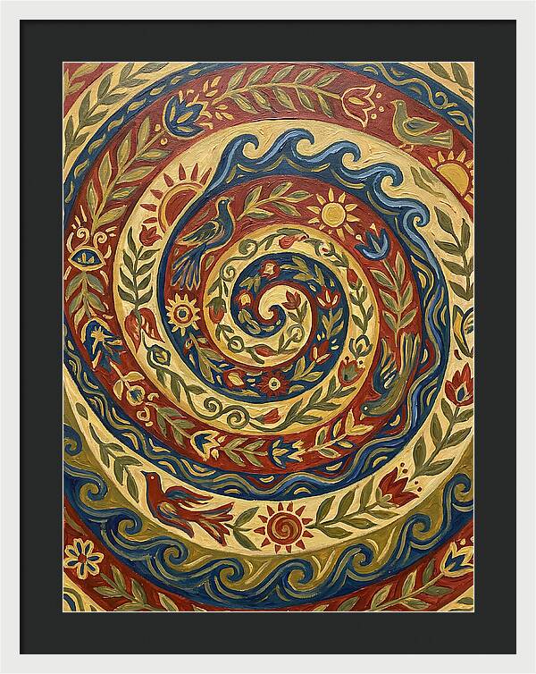 Abstract Spiral Folk