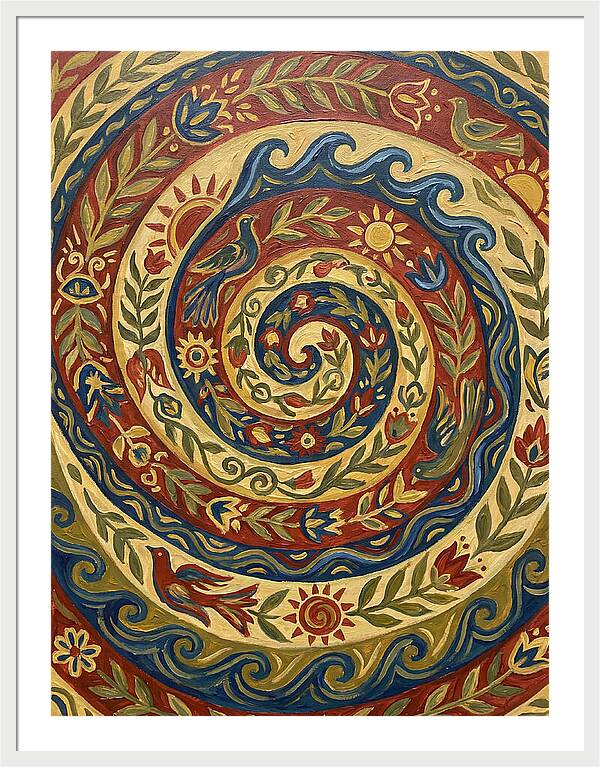 Abstract Spiral Folk