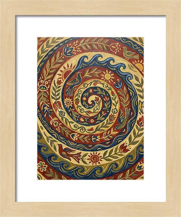 Abstract Spiral Folk