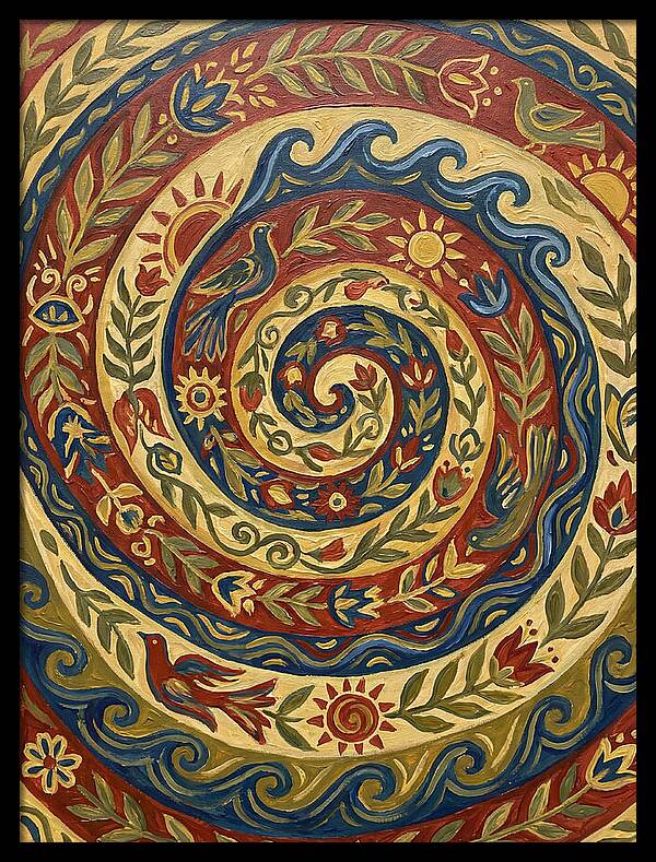 Abstract Spiral Folk