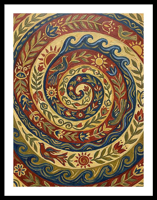 Abstract Spiral Folk