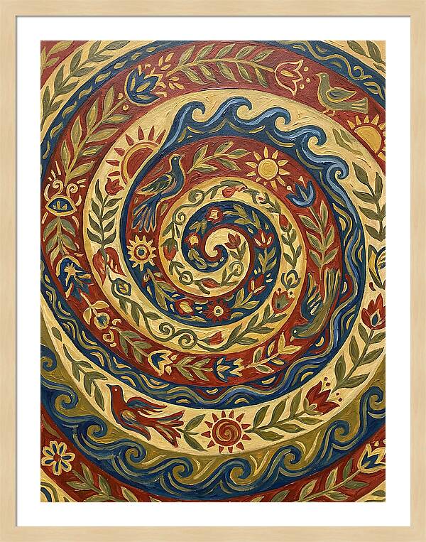Abstract Spiral Folk