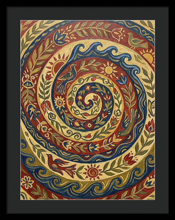 Abstract Spiral Folk