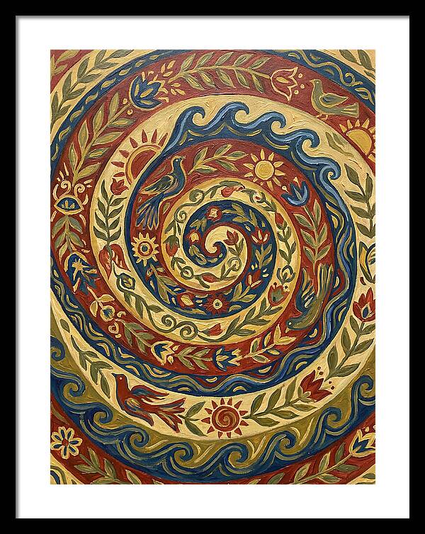 Abstract Spiral Folk