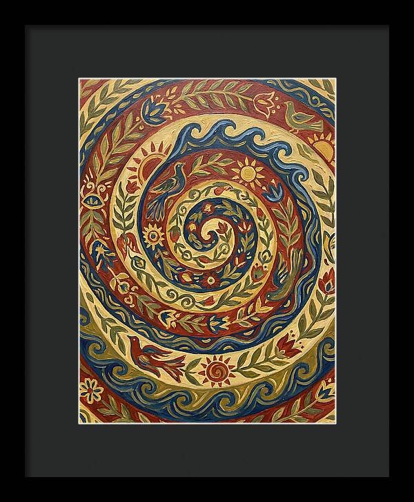 Abstract Spiral Folk