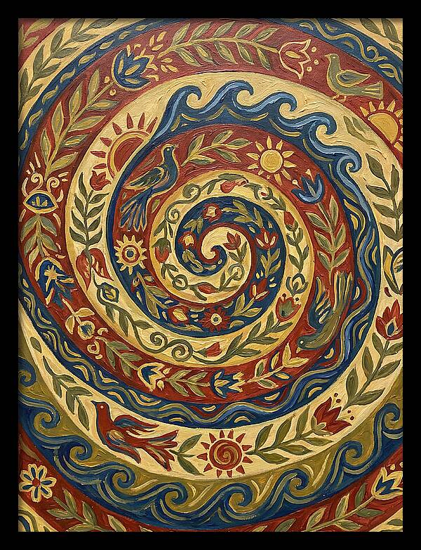 Abstract Spiral Folk
