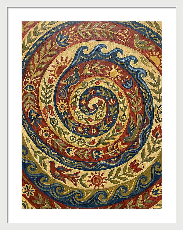 Abstract Spiral Folk