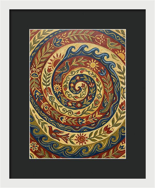 Abstract Spiral Folk