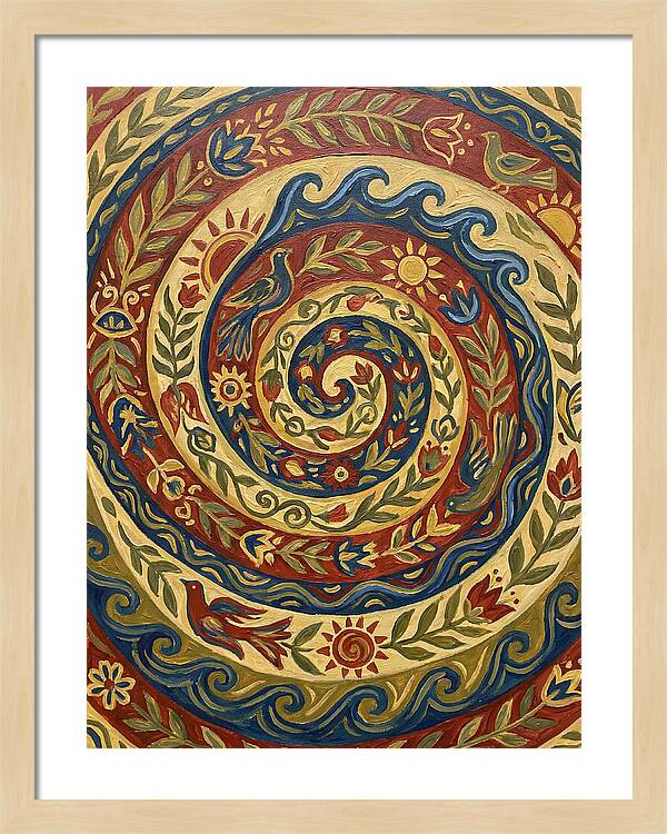 Abstract Spiral Folk