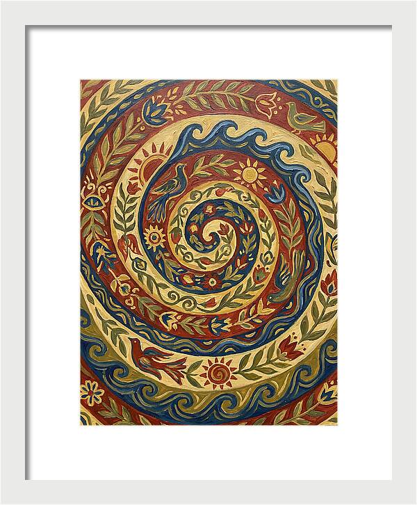 Abstract Spiral Folk