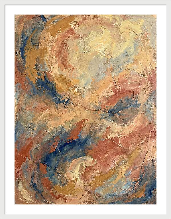 Abstract Sunrise Over Mediterranean