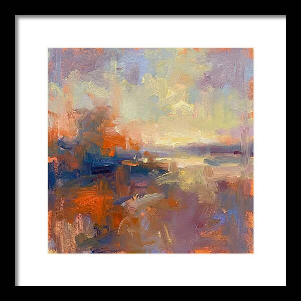 Abstract Sunrise Over Water