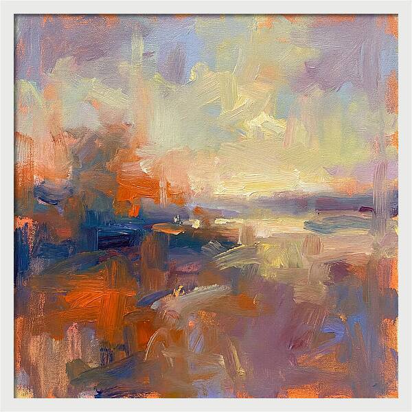 Abstract Sunrise Over Water