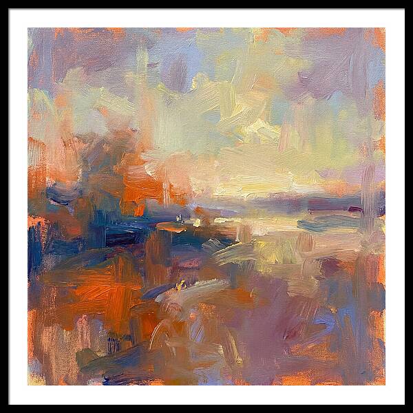 Abstract Sunrise Over Water
