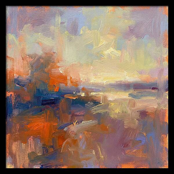 Abstract Sunrise Over Water