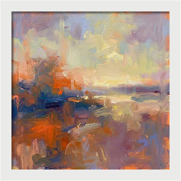 Abstract Sunrise Over Water