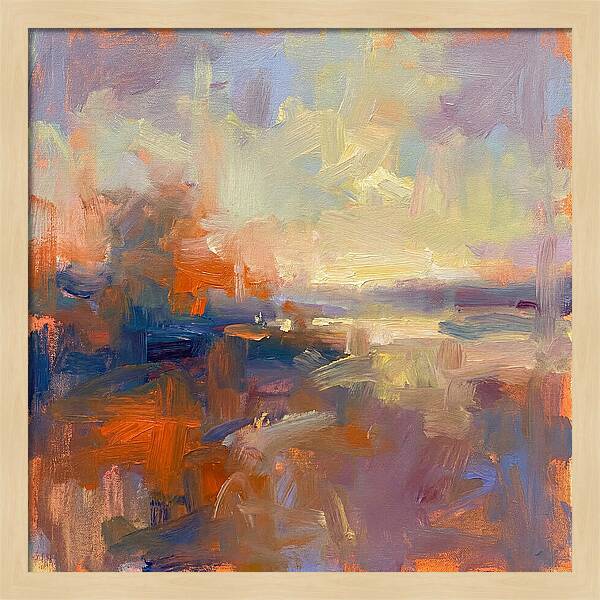 Abstract Sunrise Over Water