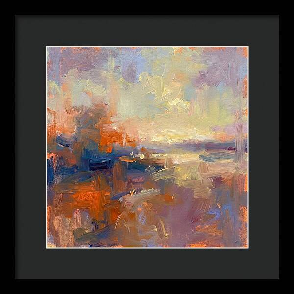 Abstract Sunrise Over Water