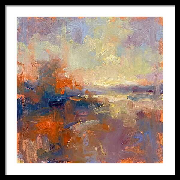 Abstract Sunrise Over Water